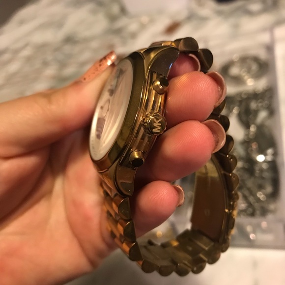 Gold Michael Kors watch